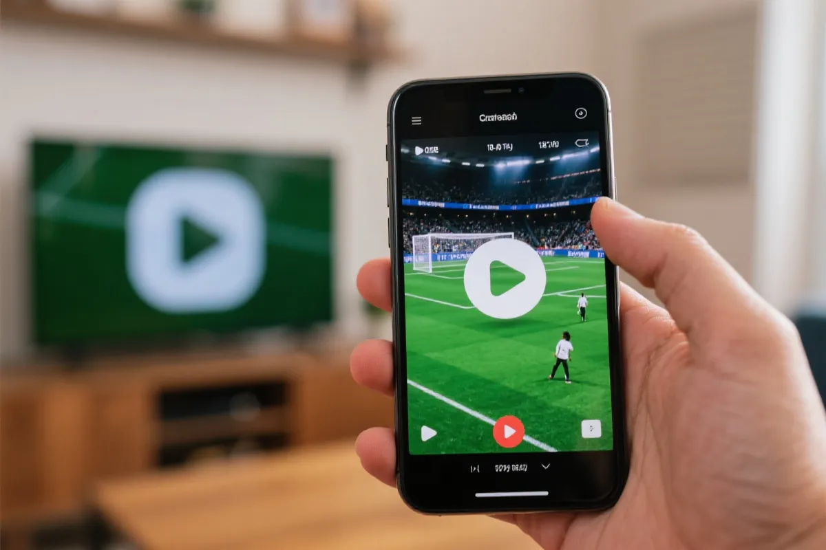 手机观看与投屏世界杯直播示意图